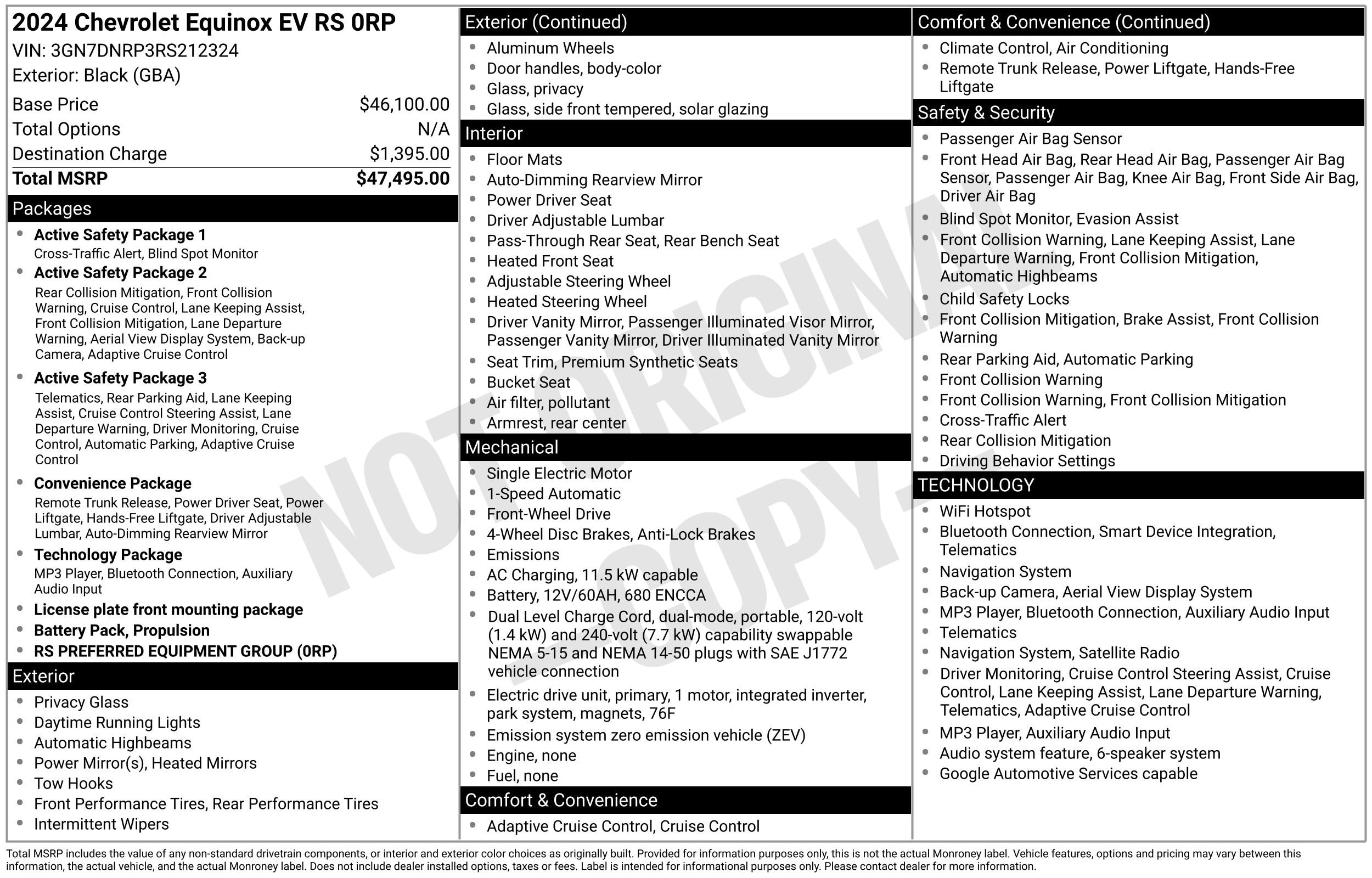 chevrolet equinox ev 2024 3GN7DNRP3RS212324 image chevrolet equinox ev 2024 3GN7DNRP3RS212324 image